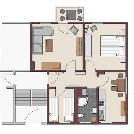 Ferienwohnung Haus Auguste, Kormoran Rostock Exterior foto